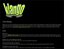 Tablet Screenshot of klango.net